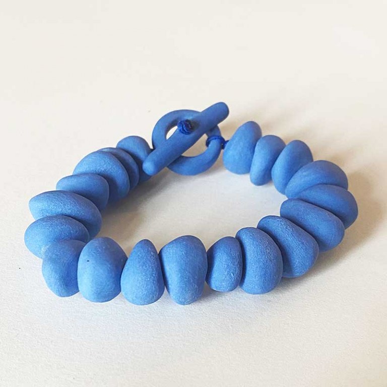 Bracelet Cailloux bleus