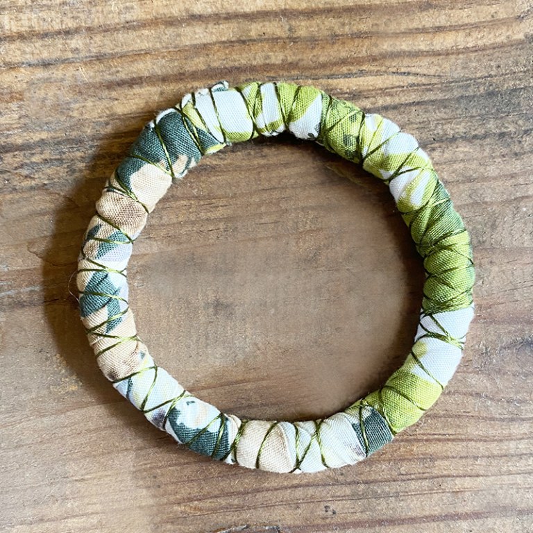 Bracelet Textile Vert